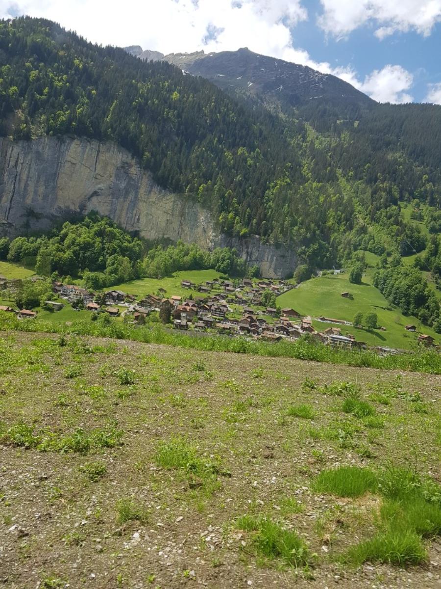 융프라우(Jungfrau)산으로 올라가는 기차밖 풍경들