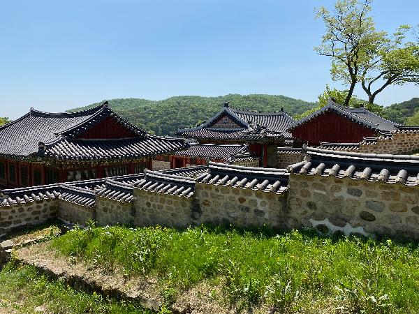 남한산성 행궁 외부에서 바라본 전경