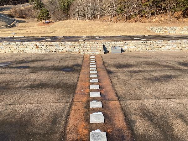 부여능산리사지(扶餘陵山里寺址)  강당지(講當址) : 강당이 있던 자리