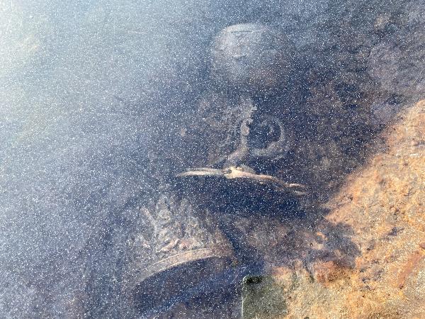부여능산리사지(扶餘陵山里寺址)  공방지(工房址) 1 : 백제금동대향로(국보 제287호)가 뚜껑과 몸체가 분리된 채 출토된 자리