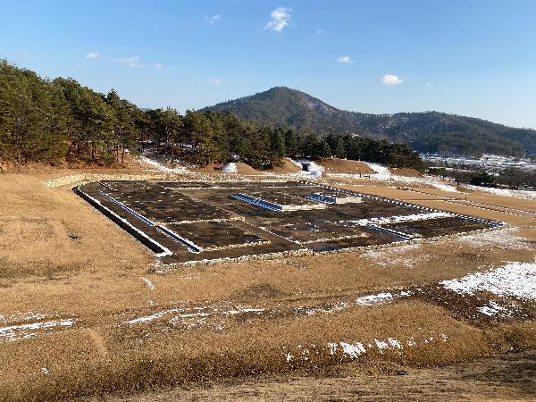 부여능산리사지(扶餘陵山里寺址) 전경