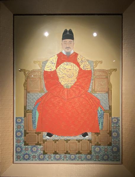 세종대왕 영정(세종대왕 역사문화관)